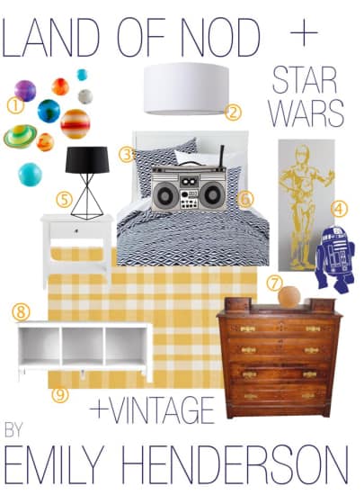 boys star wars bedroom