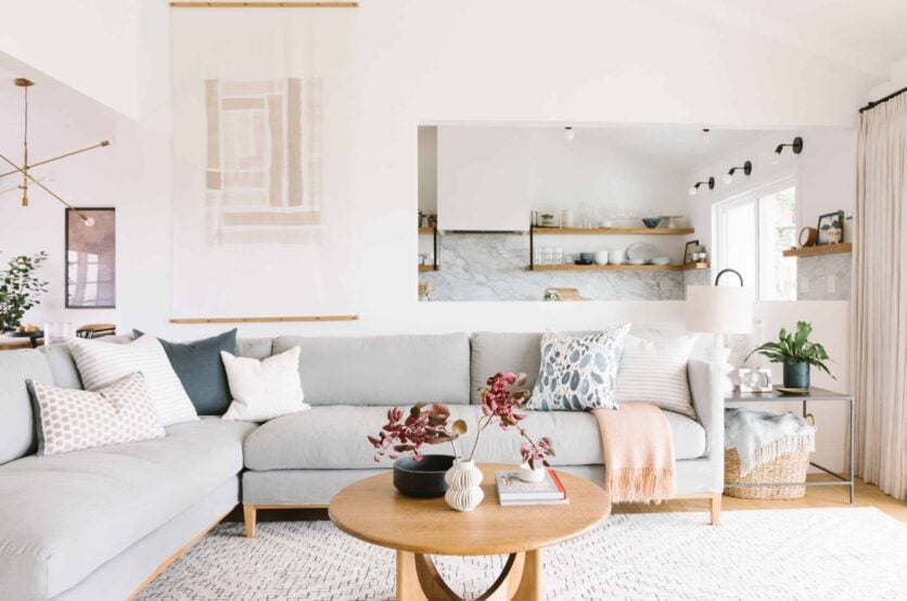 Samantha Gluck Emily Henderson Living Room Scandi Inspired